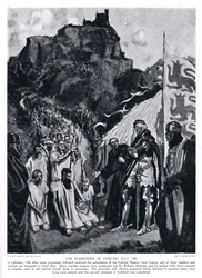 Die Kapitulation von Stirling Castle; Juli; AD1304, 1920er Jahre